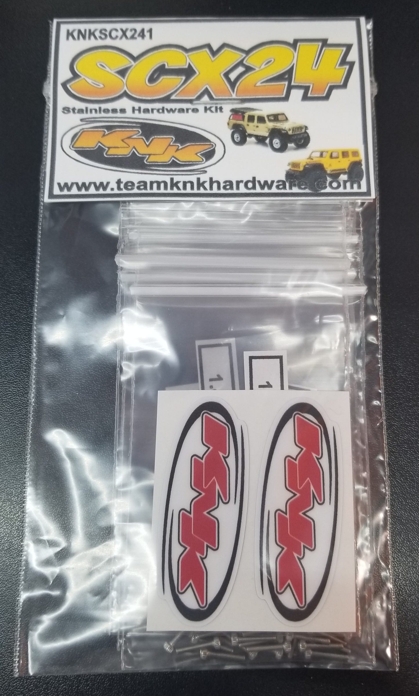 TEAM KNK SCX24 STAINLESS HARDWARE KIT