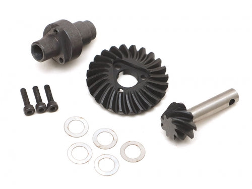 Heavy Duty Keyed Bevel Helical Overdrive Gear 24/8T + Differential Locker Set for BRX70/BRX80/BRX90 PHAT™ & AR44/AR45 Axles