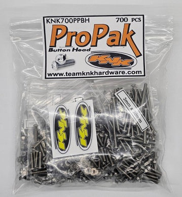 TEAM KNK (700 pcs) Button Head ProPak Stainless Bulk Bag