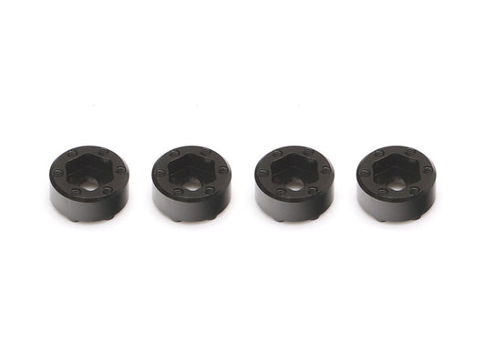 Boom Racing KRAIT™ Aluminum MXT6-1025 2.5mm Offset Wheel Hub Adapter for 1.0" Wheels (4) Black